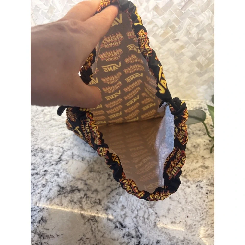 VANS X Stranger Things Bag Cinched Drawstring Canvas Shoe Pouch 11.75 x 15.75‎